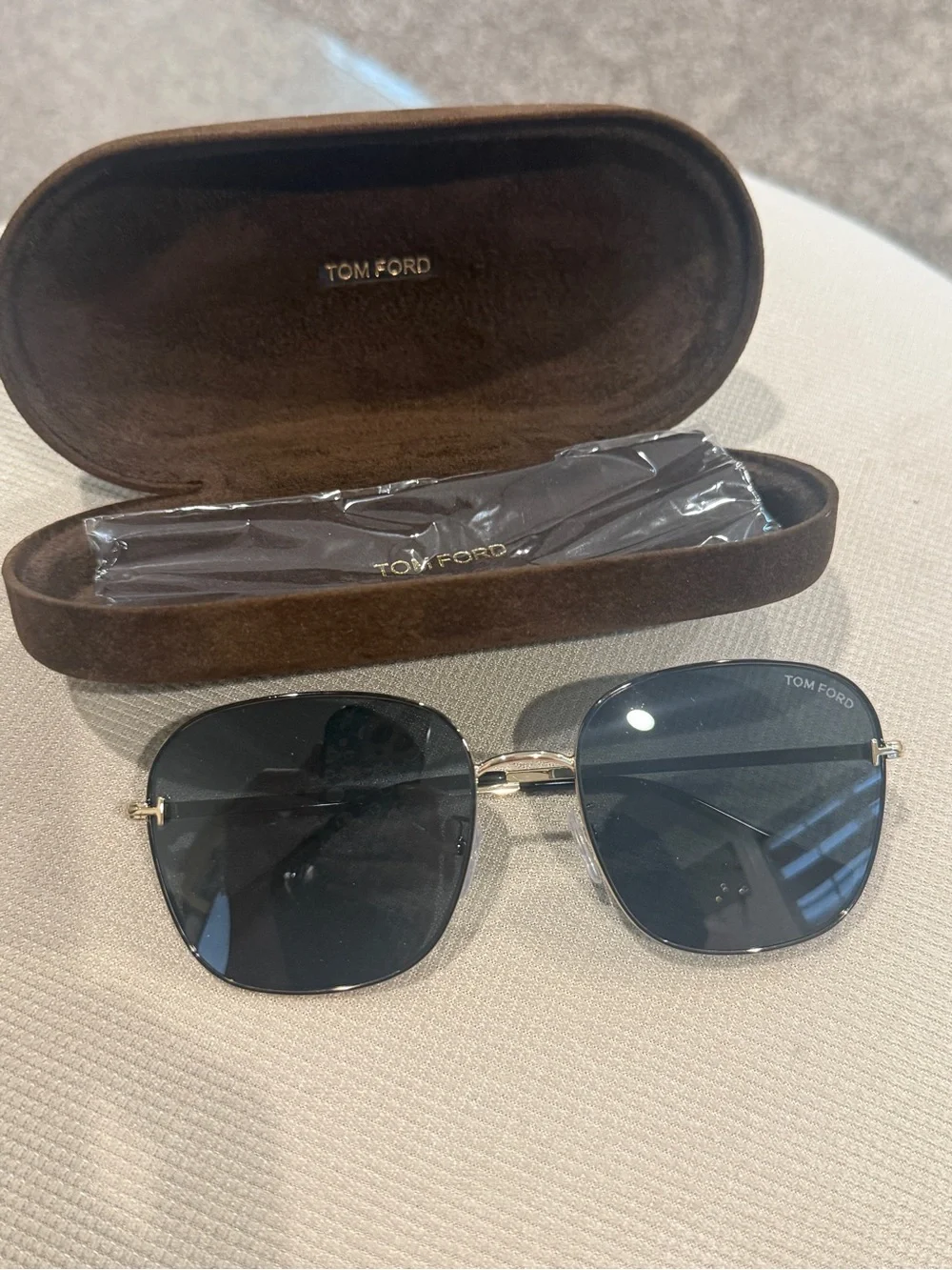 NEW TOM FORD SUNGLASSES UNISEX GOLD FT0888-K-01A-59
